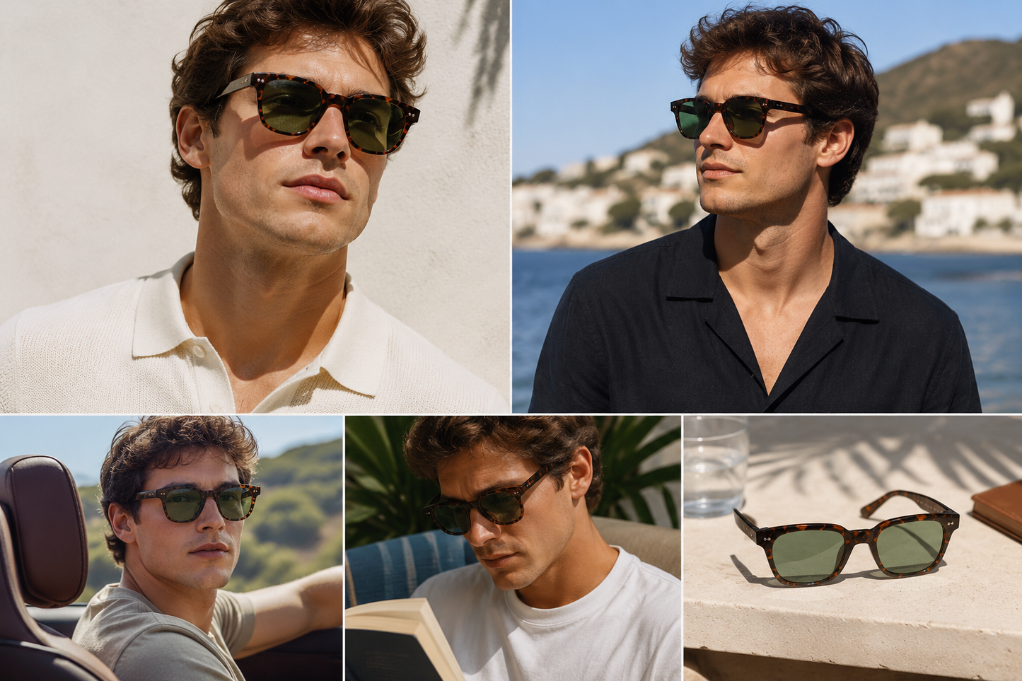 Urban Edge Square Sunglasses – UV400 Protection | Unisex Retro Shades