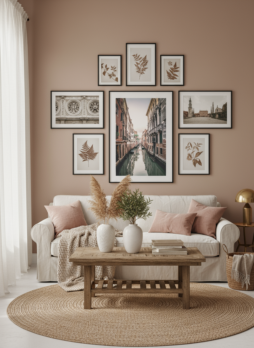 Luvya Italian Canal Wall Art Poster – Premium Gallery Print Decor