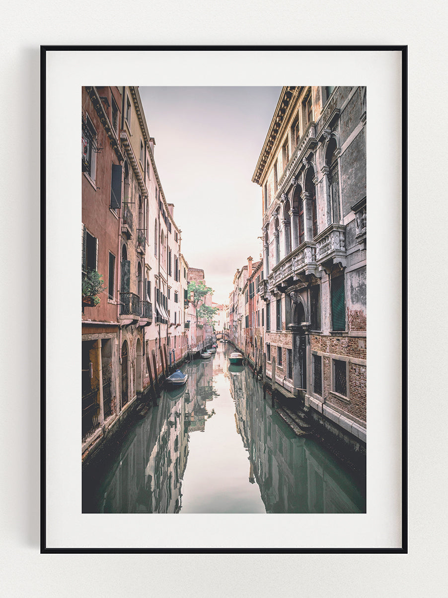 Luvya Italian Canal Wall Art Poster – Premium Gallery Print Decor