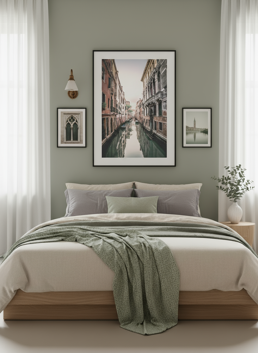Luvya Italian Canal Wall Art Poster – Premium Gallery Print Decor