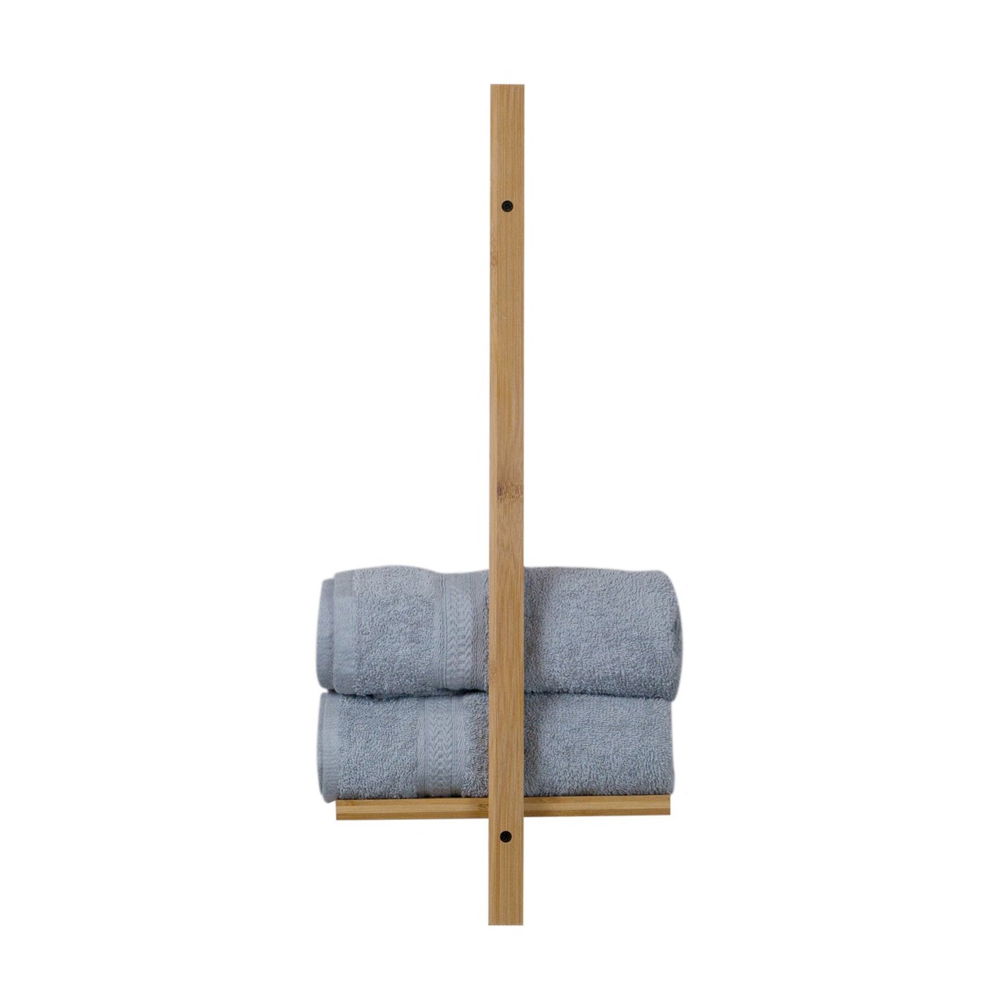 Luvya Bamboe Wandrek Plank – Ruimtebesparende Badkamer Organizer
