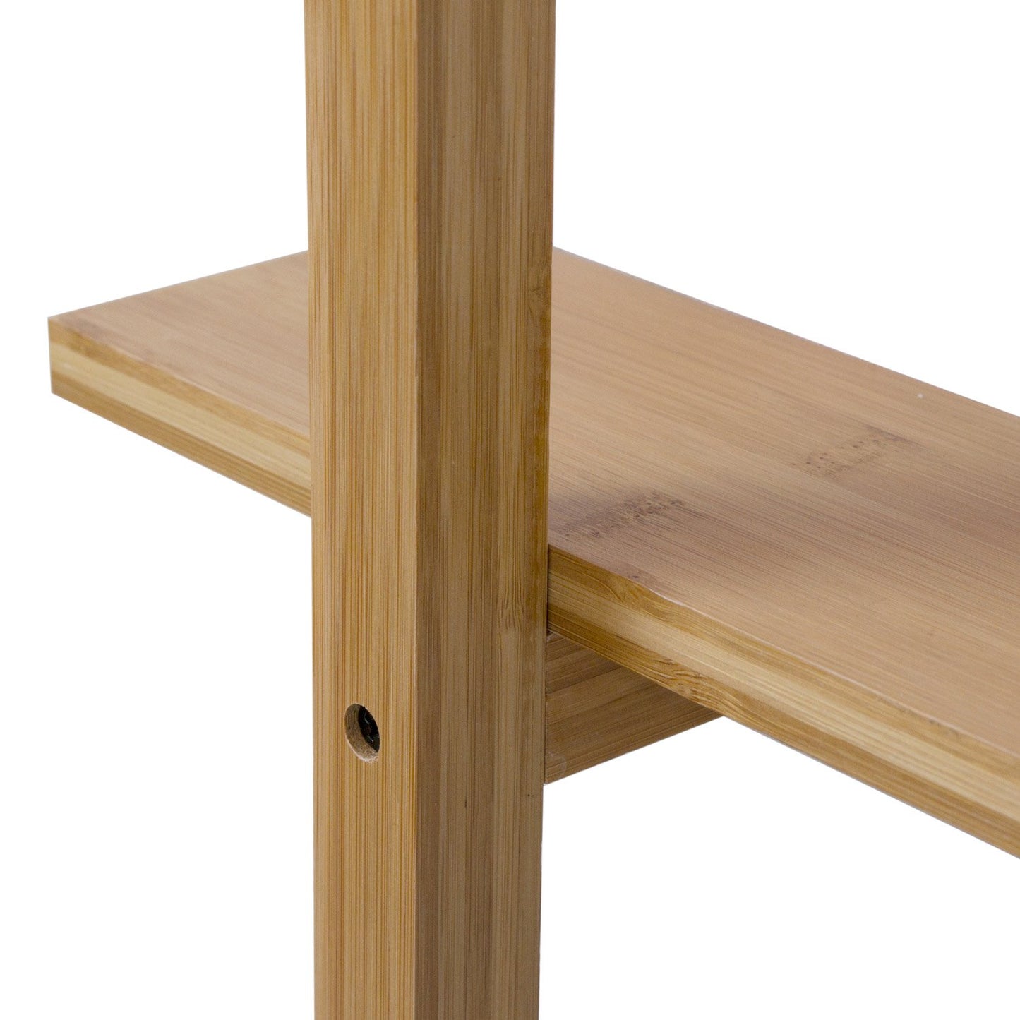 Luvya Bamboe Wandrek Plank – Ruimtebesparende Badkamer Organizer