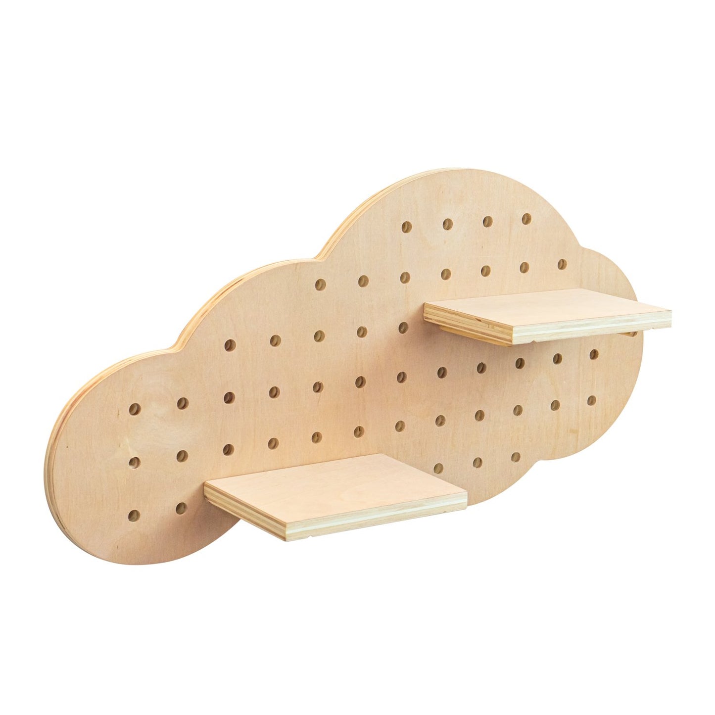 Luvya Cloud Prikbord Wandorganizer | Decoratieve Plank & Haakrek