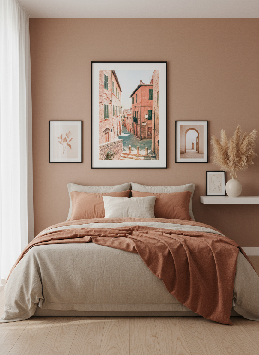 Luvya Dorpslandschap Muurkunst Poster – Premium Galerij Print Decor